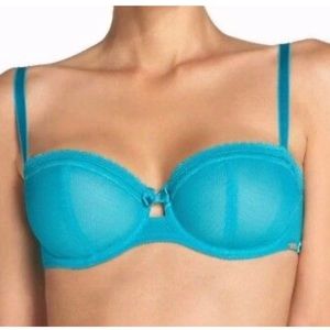 Chantelle Parisian Demi Bra Green Peacock 32C